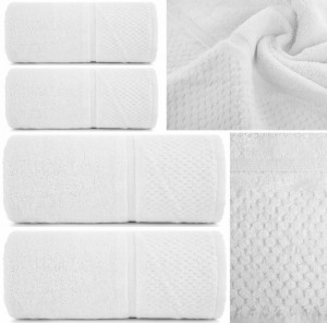 Komplet Ręczników Kąpielowych Eurofirany Frotte 2x50x90 + 2x70x140 biały