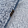 Koc Narzuta 170x210 Bukla KOALA granat+biały Sherpa Eurofirany Gruby 250gsm