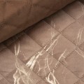 Narzuta Na Łóżko 170x210 Kapa LUIZ 6 c. beż+złoty Eurofirany Welwet Pikowana