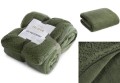 Koc Dwustronny 170x210 Polar Bukla TEDY oliwkowy Eurofirany Sherpa Baranek