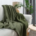 Koc Dwustronny 170x210 Polar Bukla TEDY oliwkowy Eurofirany Sherpa Baranek