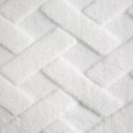 Koc Narzuta Fotelówka 70x160 Eurofirany CARO biały Na Prezent Ciepły 340gsm