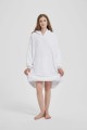 Kocobluza z Kapturem HOODIE Biała Na Prezent 2w1 Z Kapturem Ciepła Koc
