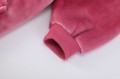 Kocobluza z Kapturem HOODIE Pudrowa Na Prezent 2w1 Z Kapturem Ciepła Koc