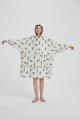 Kocobluza z Kapturem HOODIE XMAS DEER Na Prezent 2w1 Z Kapturem Ciepła Koc