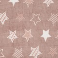 Pościel Z Mikrofibry 200x220 FLANO STAR róż+biały Eurofirany Ciepła Na Zimę