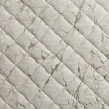 Narzuta Na Łóżko 170x210 BLINK 4 biały+szampan Eurofirany Wzór Marmurek Koc