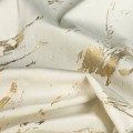 Zasłona Na Taśmie Welwetowa 140x270 MOLLY krem Eurofirany Marmurek Gotowa