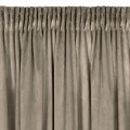 Eurofirany Zasłona o aksamitnej strukturze 140x270 Taśma MELANIE brąz