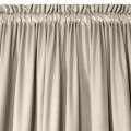 Eurofirany Zasłona o aksamitnej strukturze 140x270 Taśma MELANIE krem