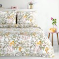 Pościel Bawełniana W Kwiaty 140x200 PAULA 100% Bawełna Eurofirany Komplet