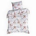 Pościel Bawełniana W Kwiaty 140x200 NICKY 100% Bawełna Eurofirany Komplet