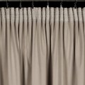 Zasłona Na Taśmie Welwetowa 140x270 FELIS beż+szampan Eurofirany z Nadrukiem Gotowa