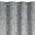 Zasłona Welwetowa 140x250 KORNELIA srebrna Eurofirany Na Przelotkach Kółkach 