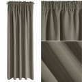 Zasłona Zaciemniająca Na Taśmie 135x270 LOGAN cappucino Eurofirany Blackout