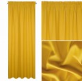 Zasłona Zaciemniająca Na Taśmie 135x270 LOGAN musztardowa Eurofirany Blackout