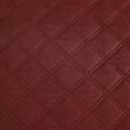 Narzuta na łóżko 140x200 RUFFY bordowa Designerska Z Falbaną Pikowana