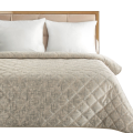 Narzuta Na Łóżko 220x240 Pikowana BLINK 6 kremowa Eurofirany Błyszczący Nadruk