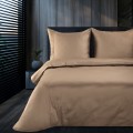 Komplet Pościeli 200x220 ELEGANTE Jasny Brąz Eurofirany Ewa Minge Satynowa