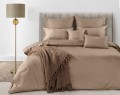 Komplet Pościeli 200x220 ELEGANTE Jasny Brąz Eurofirany Ewa Minge Satynowa