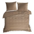 Komplet Pościeli 200x220 ELEGANTE Jasny Brąz Eurofirany Ewa Minge Satynowa