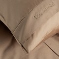 Komplet Pościeli 200x220 ELEGANTE Jasny Brąz Eurofirany Ewa Minge Satynowa