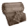 Koc Wytłaczany 200x220 Eurofirany NINA beżowy Na Prezent Flano 260 GSM