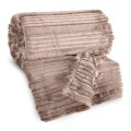 Koc Wytłaczany 150x200 Eurofirany NINA pudrowy Na Prezent Flano 260 GSM