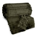 Koc Wytłaczany 150x200 Eurofirany NINA oliwkowy Na Prezent Flano 260 GSM