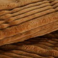 Koc Wytłaczany 150x200 Eurofirany NINA miodowy Na Prezent Flano 260 GSM