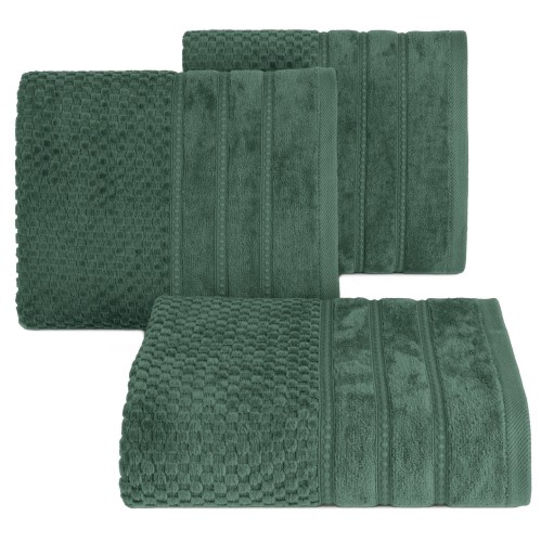 Ręcznik Kąpielowy 50x90 Eurofirany ADORE zielony 500gsm Bawełna Frotte