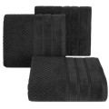 Ręcznik Kąpielowy 50x90 Eurofirany ADORE czarny 500gsm Bawełna Frotte