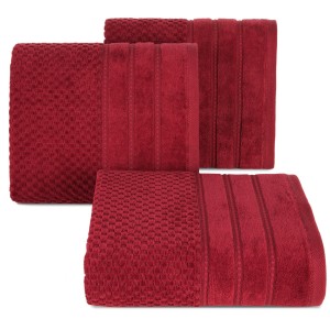 Ręcznik Kąpielowy 70x140 Eurofirany ADORE czerwony 500gsm Bawełna Frotte