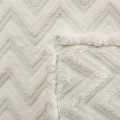 Koc Narzuta Flano 170x210 Eurofirany JODŁA kremowa Na Prezent Ciepły 350gsm