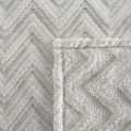 Koc Narzuta Flano 170x210 Eurofirany JODŁA srebrna Na Prezent Ciepły 350gsm