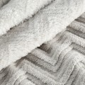 Koc Narzuta Flano 150x200 Eurofirany JODŁA srebrna Na Prezent Ciepły 350gsm