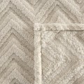 Koc Narzuta Flano 170x210 Eurofirany JODŁA beżowa Na Prezent Ciepły 350gsm