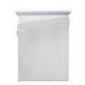 Koc Narzuta 200x220 Design91 WARKOCZ biały Tłoczony Gruby Ciepły 260GSM