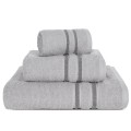 Ręcznik Kąpielowy 70x140 Eurofirany DINA srebrny Bawełna Spa 500g Gruby