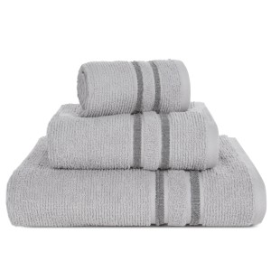 Ręcznik Kąpielowy 50x90 Eurofirany DINA srebrny Bawełna Spa 500g Gruby
