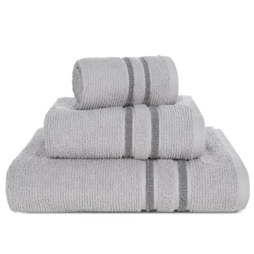 Ręcznik Kąpielowy 50x90 Eurofirany DINA srebrny Bawełna Spa 500g Gruby
