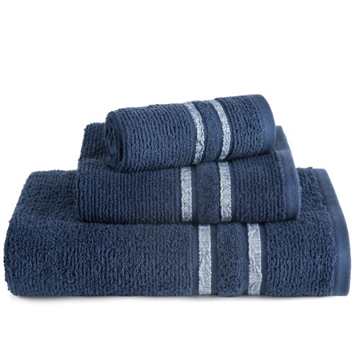 Ręcznik Kąpielowy 70x140 Eurofirany DINA granatowy Bawełna Spa 500g Gruby