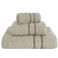 Ręcznik Kąpielowy 70x140 Eurofirany DINA j. beżowy Bawełna Spa 500g Gruby