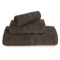 Ręcznik Kąpielowy 50x90 Eurofirany PORTO brązowy Bawełna Frotte 500g Spa Gruby 