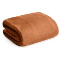 Koc Dwustronny 200x220 Polar Bukla TEDY ceglany Eurofirany Sherpa Baranek
